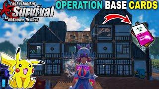 HOW TO GET PURPLE & BLUE CARD IN OPERATION BASE | LAST DAY RULES SURVIVAL GAMEPLAY