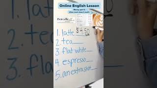 Everyday English Conversations | At a cafe | ESL | English Money Phrases