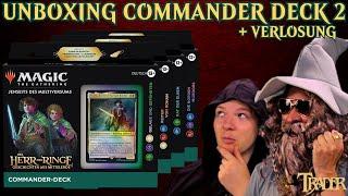 MTG Lord of the Rings Commander Decks Opening deutsch #2 | Magic the Gathering | Unboxing Lotr | HdR