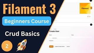 Basic CRUD and Resources | Filament 3 Tutorial for Beginners EP2