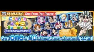 Bleach Brave Soul|| Choose a 6 star summon || 4th Anniversary Celebrate