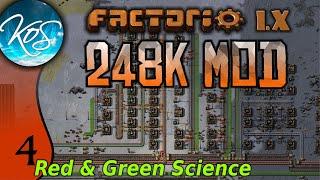 Factorio 248k Mod 04 - RED & GREEN SCIENCE  - Tips & Tricks