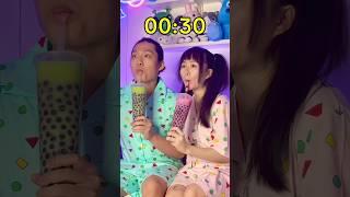Green VS Pink Food Mukbang ASMR With Our Baby  #funny #mukbang #asmr #newborn