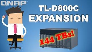 TL-D800C Expansion Overview and Demo - 144TB of Storage for Windows PC or QNAP!