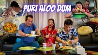 Lets Make Puri & Aloo Dum  / LOCKDOWN Vlog / Nepali Food