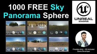 1000 Free Sky Panorama HDRI to Unreal Engine - Full Tutorial