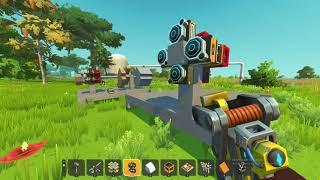 Гайд как сделать электро двигатель в Scrap Mechanic.