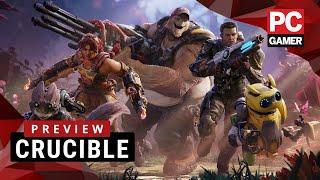 Hands-on Amazon's Crucible, a pick and mix of team-based shooter genres