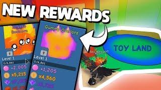 NEW REWARDS AND TOY LAND! (Gummy Overlord, Inferno Dualcorn) | ROBLOX Bubble Gum Simulator Update 13