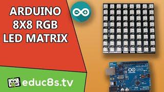 Arduino Tutorial: 8x8 RGB Led Matrix with WS2812 driver with Arduino Uno from Banggood.com