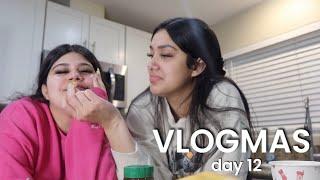 vlogmas day 12: SISSY NIGHT | cook dinner with us | chicken salad