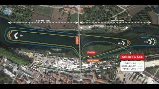 Ponte de Lima 2025 - Canoe Marathon European Championships - Short distance Animation Map