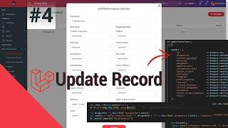 Update record on option select Performance indicator Laravel 8 | HR System Management