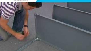 How to assemble Classic L bolted metal shelving, AR Shelving