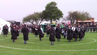 ROYAL SCOTS DRAGOON GUARDS PIPES AND DRUMS AT THE BRITISH PIPE BAND CHAMPIONSHIPS 2022 GRADE 3B