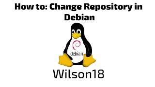 How to: Change Repository in Debian
