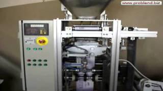 Vertical automatic packaging machines for small-sized freely falling bulk products - pack sachet