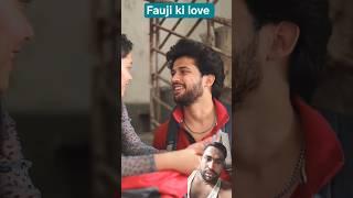 FAUJI ki love story️ #shorts #army#reaction
