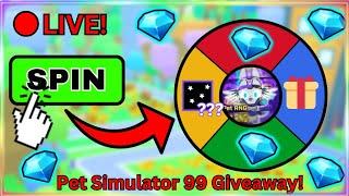 Spin The Wheel! Pet Simulator 99 Giveaway Live