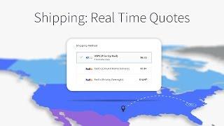 Shipping: Real Time Quotes | BigCommerce Tutorials