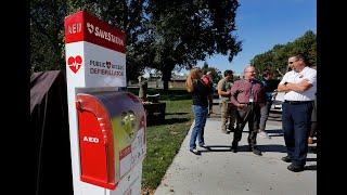 24/7 public access AED SaveStation unveiled in busy Richland park