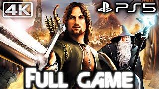 THE LORD OF THE RINGS ARAGORN'S QUEST Gameplay Walkthrough FULL GAME (4K 60FPS) No Commentary