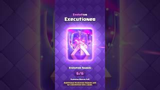New Evolution Executioner Guide #clashroyale #shorts