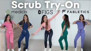 Scrub Haul & Review: FIGS, Mediclo, & Fabletics | Worth the Hype?