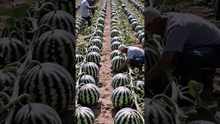 New variety of large watermelon#farmer #fruit #farming#farm #nature #shorts