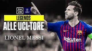 Magier und GOAT: Lionel Messi | Alle Tore | UCL-Legends | UEFA Champions League | DAZN