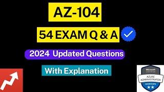 AZ-104 Exam Questions 2025 | Practice Exam Questions and Expert Insights | Pass AZ-104 in 1 HR