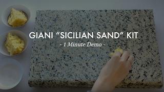 Sicilian Sand (1 Min Demo) - Giani Countertop Paint