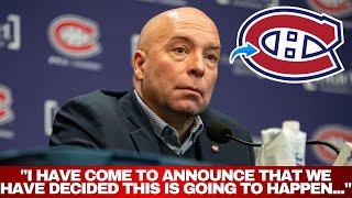 URGENT! HABS MAKE IMPORTANT DECISION ABOUT TEAM'S STAR! FANS SHOCKED! CANADIENS NEWS