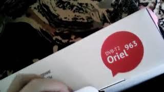 Показ цифровая телевизионная приставка ORIEL 963