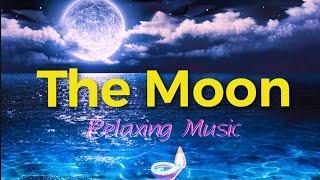 The Moon🪔 Relaxing Music| Sleep Music With Ocean Sounds| Relaxing Blue Screen Scene ||RelaxZoom||