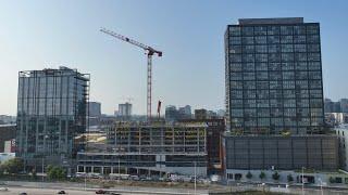 Quick Drone Look At New Construction At 1061 W Van Buren - Chicago West Loop