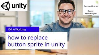 how to change button sprite in unity