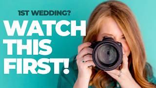 Watch This Before Your First Wedding! (Photography Tips)