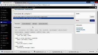 formulario de Contacto Wordpress 2019 Contact form 7