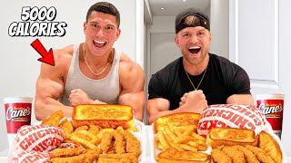 FULL MENU RAISING CANES CHALLENGE (+5,000 CALORIES)
