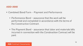 The ABCs of Construction Surety Bonds