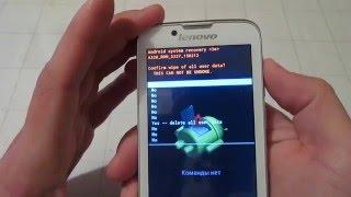 Hard Reset Lenovo A328 - Полный сброс Леново А328 - обходим пароли - Телефон Заблокирован