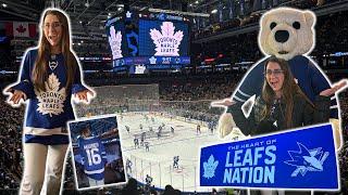 COME WITH ME TO MY FIRST TORONTO MAPLE LEAFS GAME!!! Toronto Hockey Vlog!