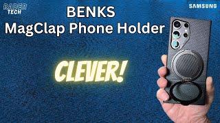 BENKS MagClap Phone Grip & Holder | A clever way to get the most out of your phone!