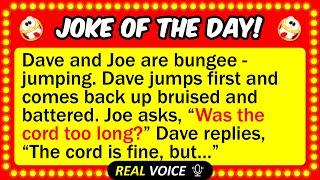  BEST JOKE OF THE DAY! - Dave and Joe are bungee-jumping one day...  | Funny Jokes