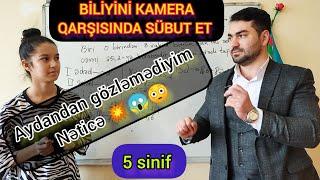 Riyazi biliyini KAMERA qarşısında sübut et . HƏYƏCANLI Anlar  #riyaziyyat #maths