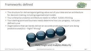 DI&A Webinar: Data Insights and Analytics Frameworks