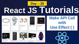 how to make api call in react | use effect hook in react|hooks in react|react js tutorials in telugu