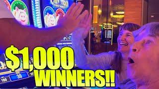 High Limit Gambling To Lucky Lady Winners All In One Video!