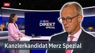 Merz im "RTL Direkt Spezial: ""Pistorius wäre für das Land ein Gewinn" | ntv